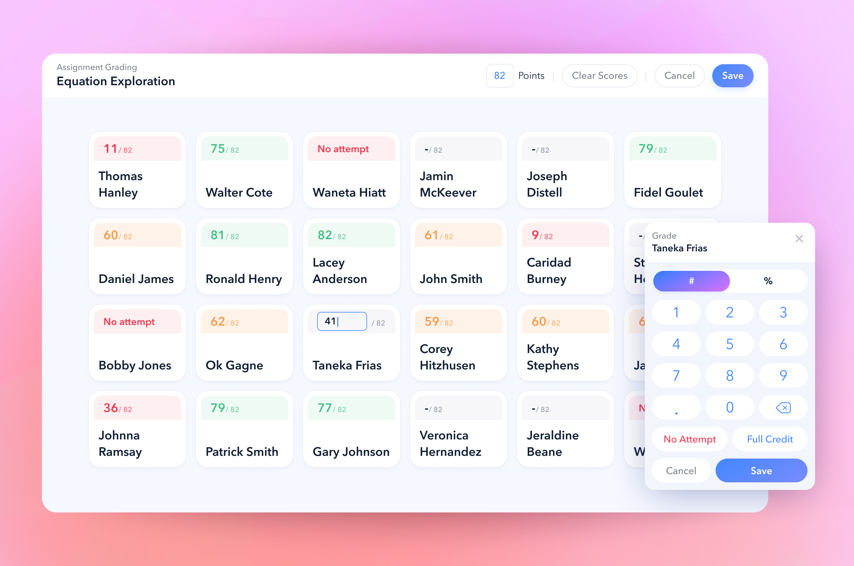 Oncore app screenshot