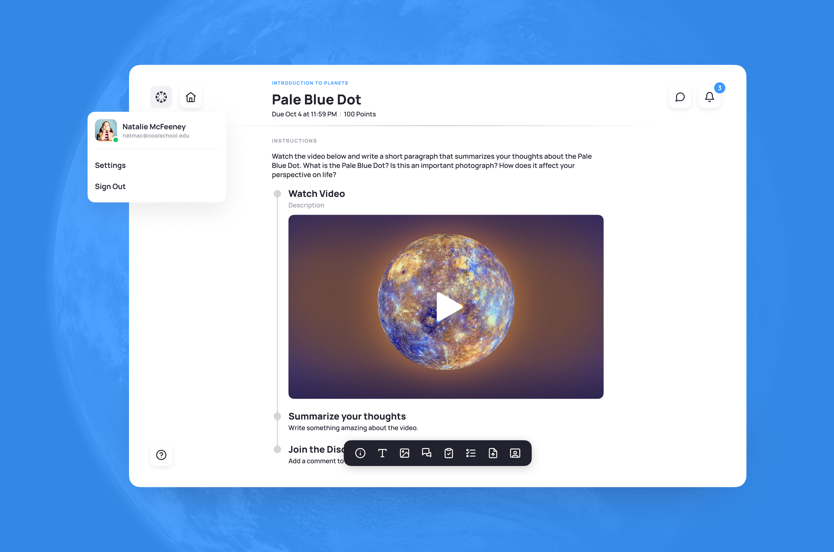 Canvas LMS app