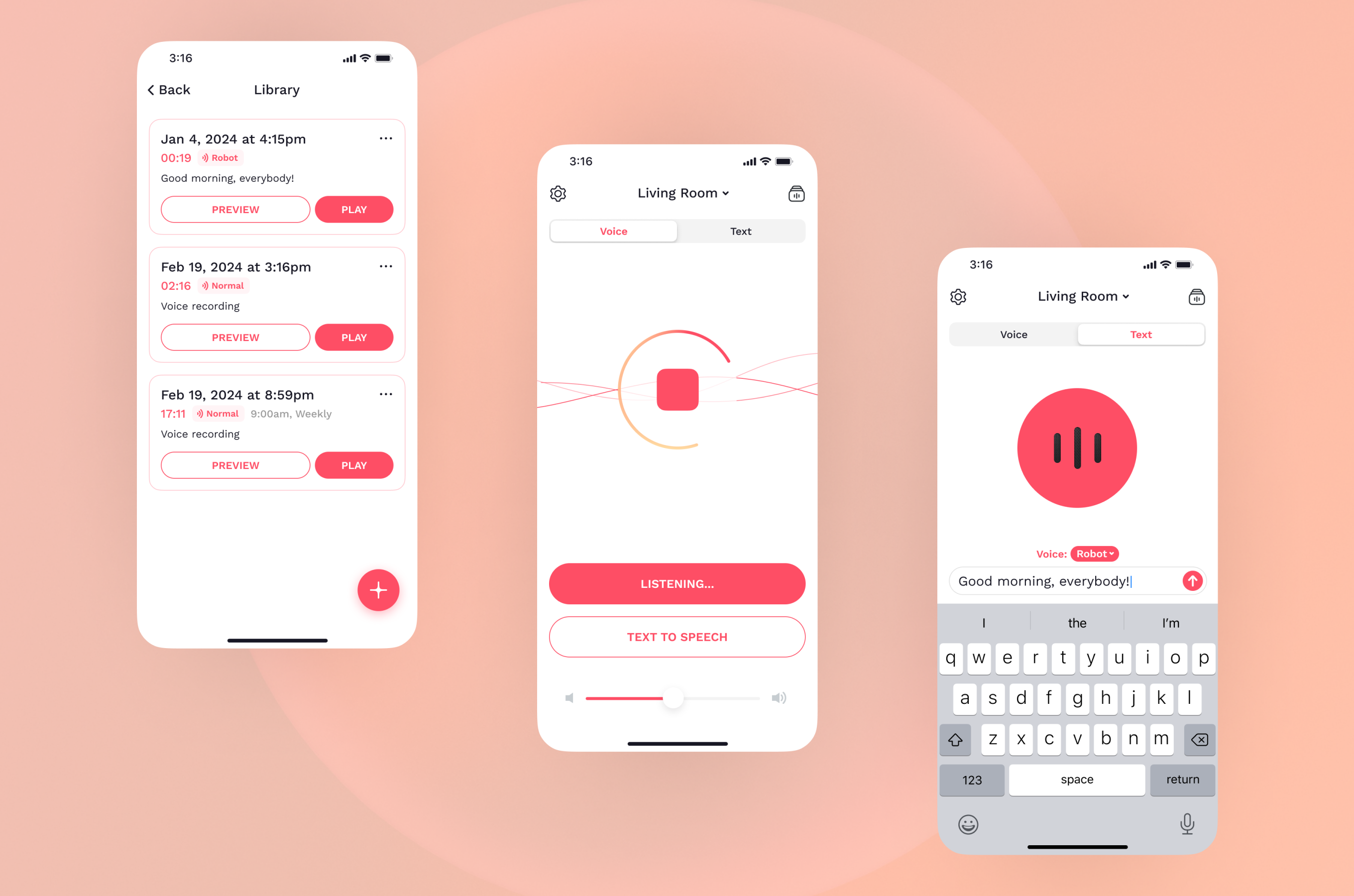 Intercom iOS app