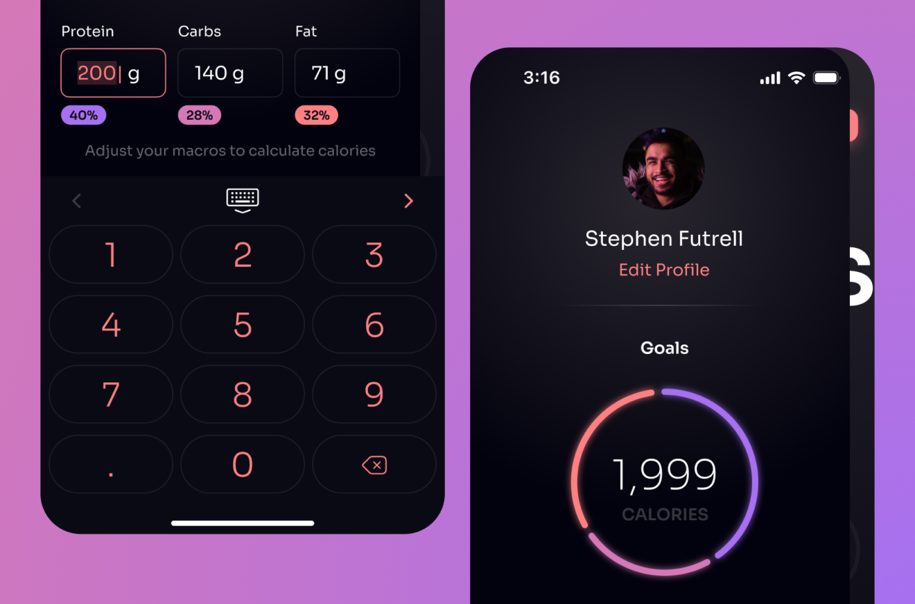 Grams iOS app image