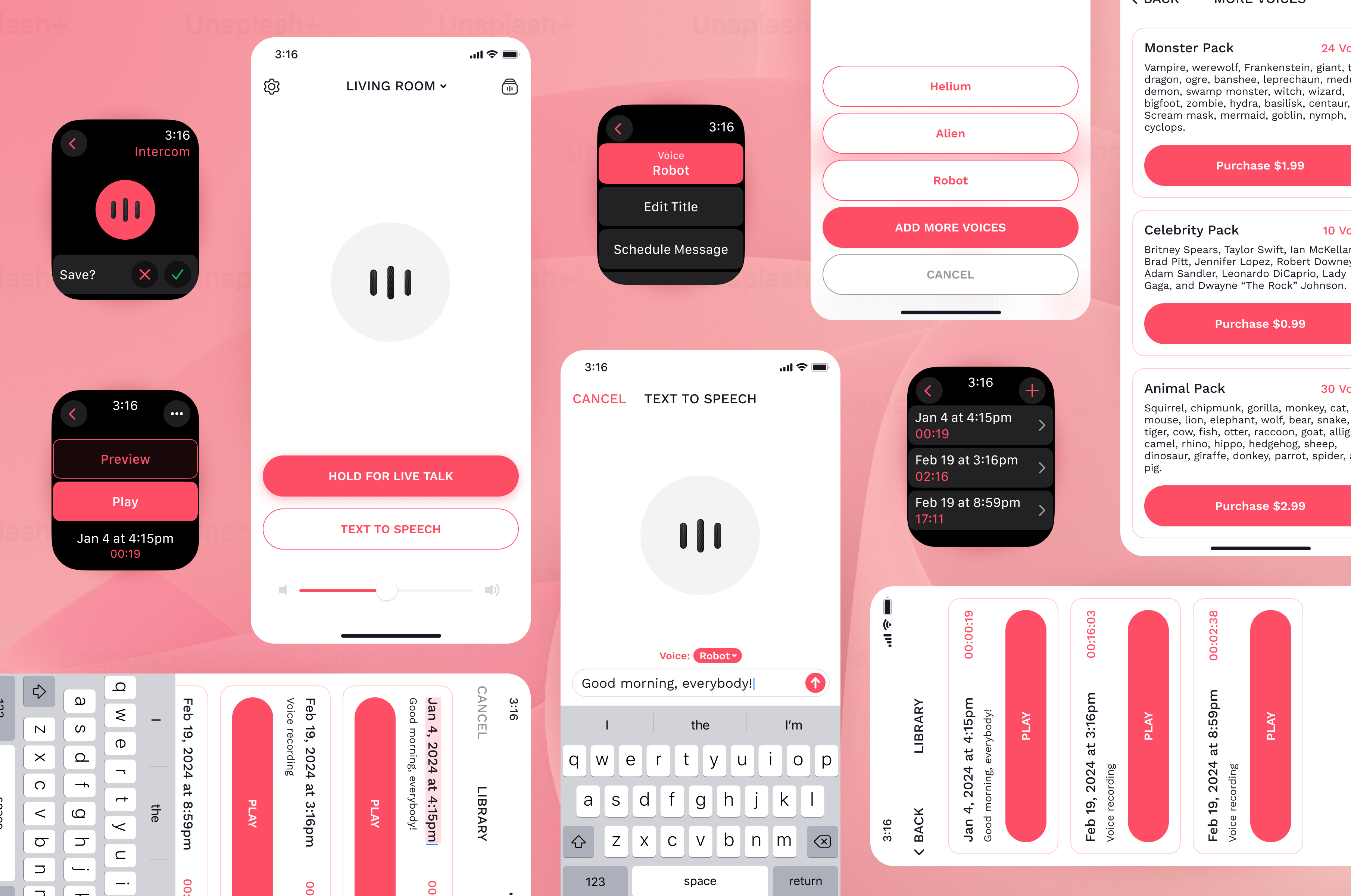 Intercom iOS app for SONOS