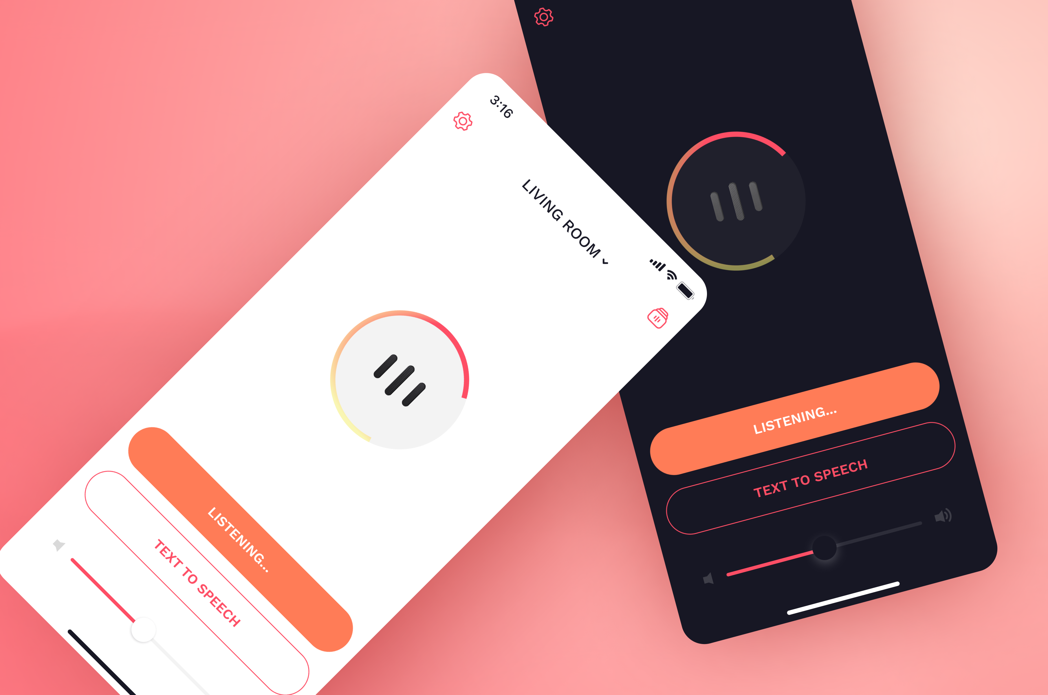 Intercome iOS light and dark mode