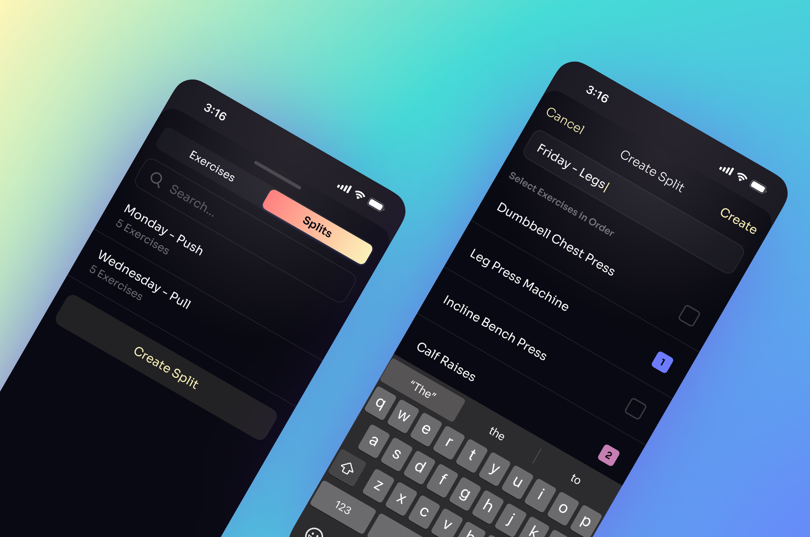 Muscles exercise and workout app for iOS